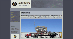 Desktop Screenshot of andersensales.com